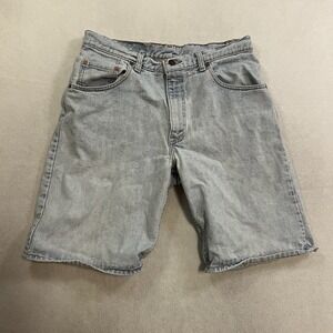 Vintage Levi's 532 Denim Blue Jean Shorts Women's Size 34 10" Inseam Light Wash
